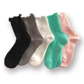 Distressed Ripped Socks