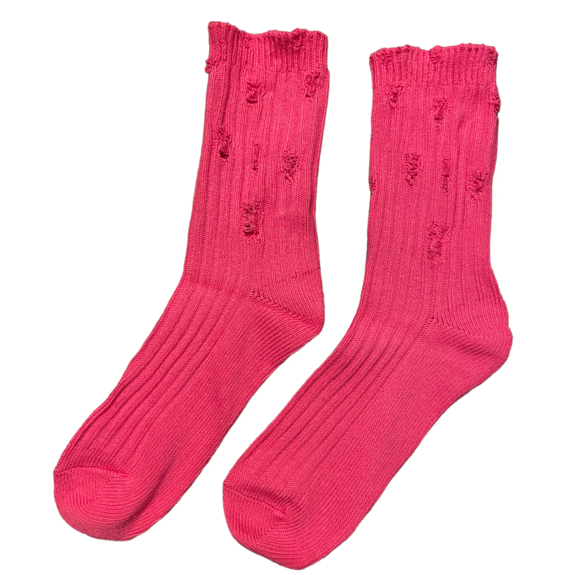 Distressed Ripped Socks