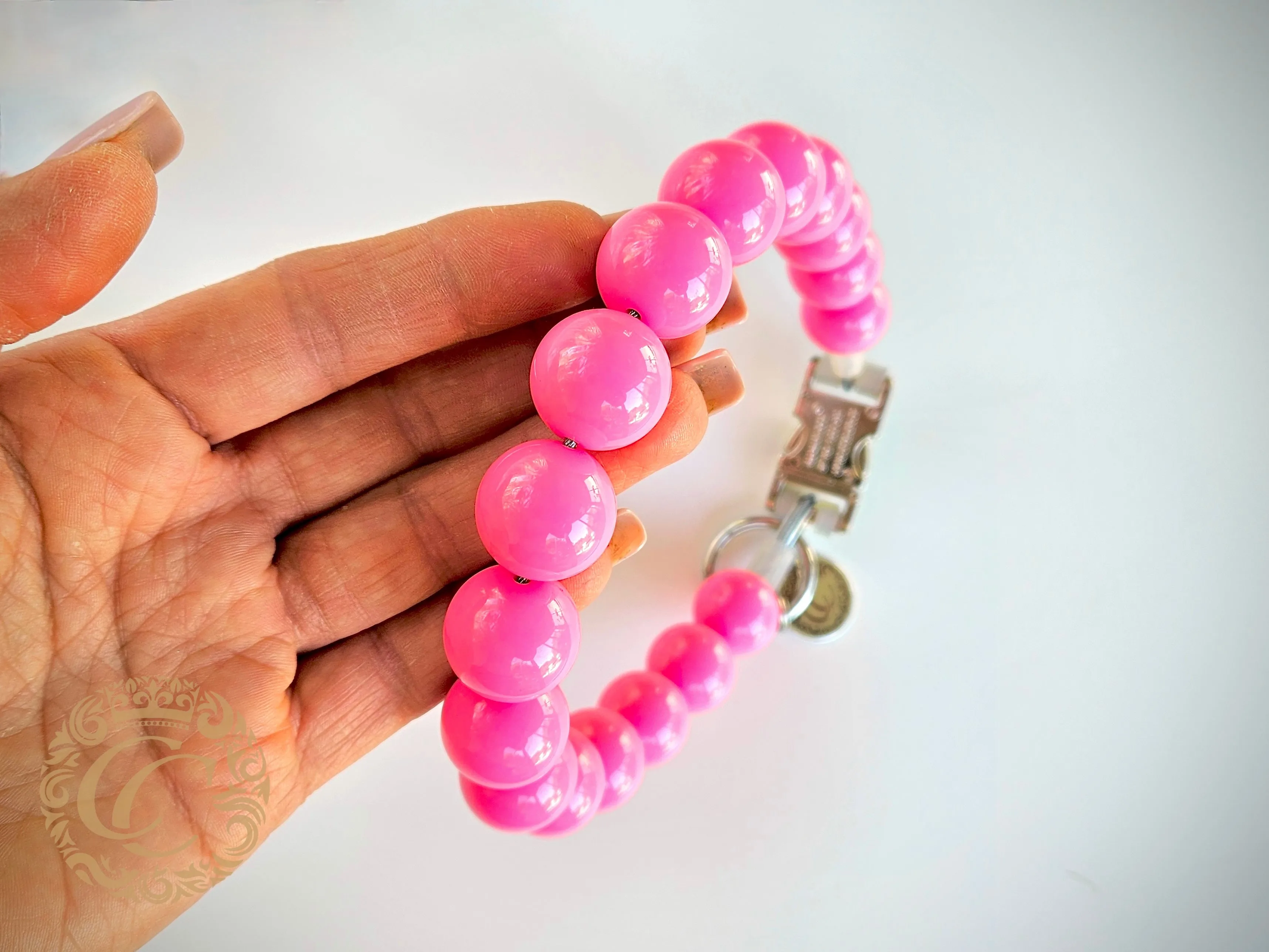 Dog collar Vivid Pink Maxi
