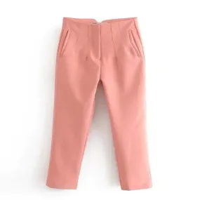 Fashion Office Wear Straight Pants