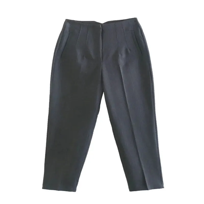 Fashion Office Wear Straight Pants