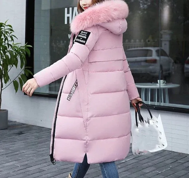 FREIA™ - LONG COAT WITH FUR COLLAR
