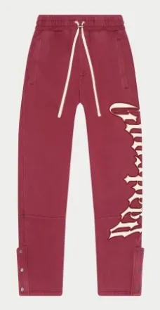 Godspeed OG Logo Sweatpants "Burgundy White"