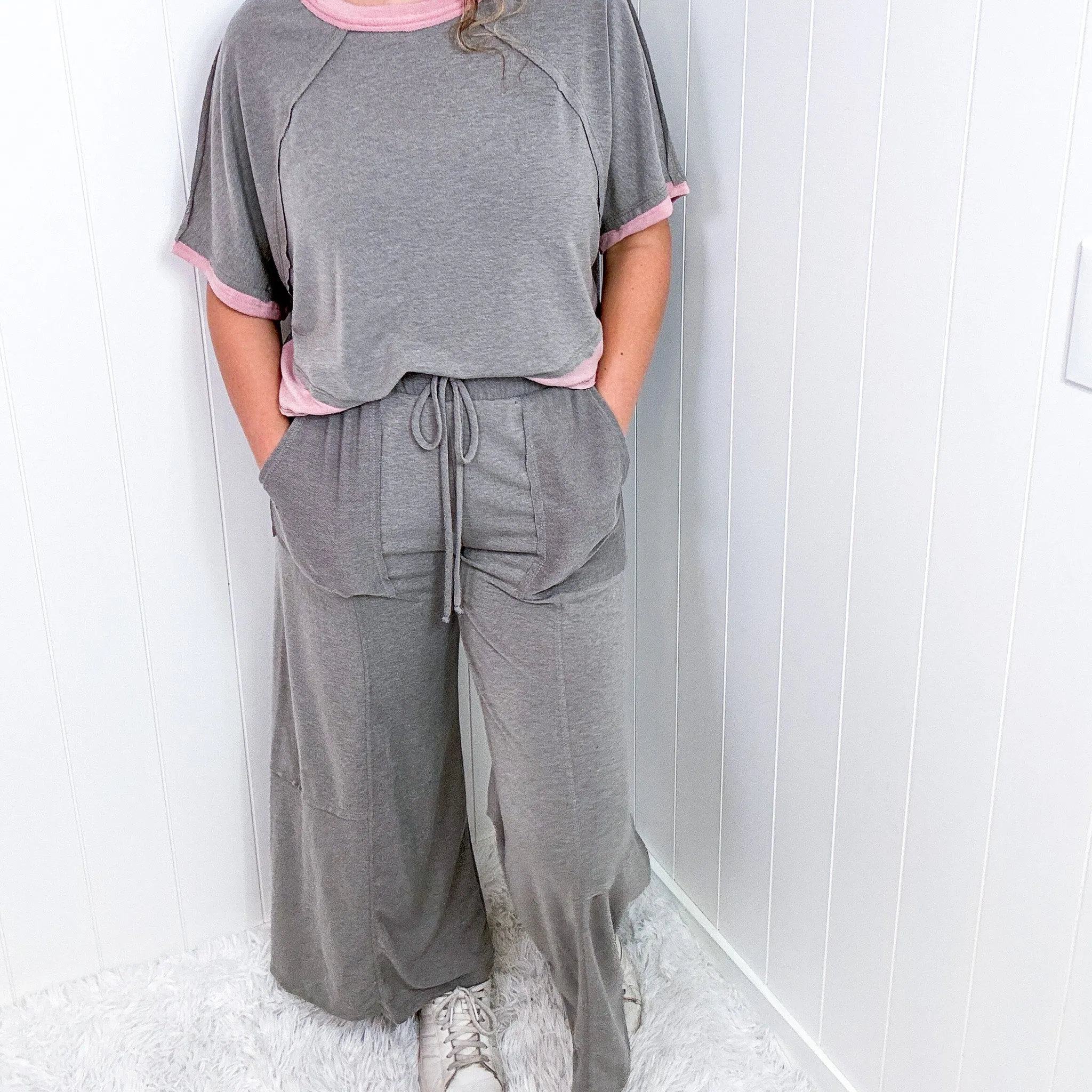 Haven't Met You Yet Wide Leg Palazzo Pants In Mocha *Final Sale*