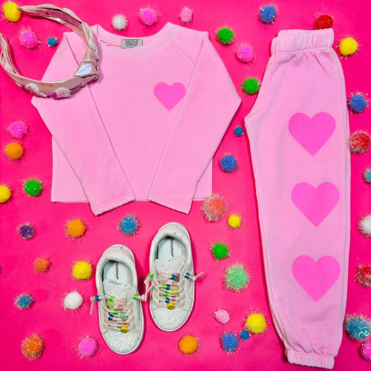 HEARTS SWEATPANTS
