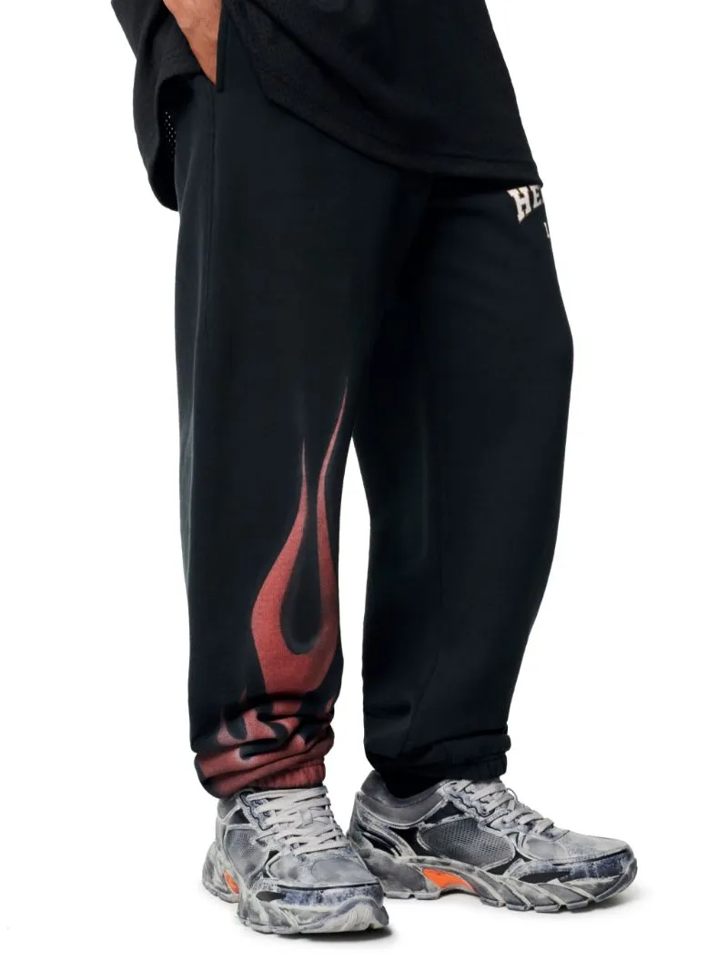 HERON PRESTON Law Flames Sweatpants Mens Apparel