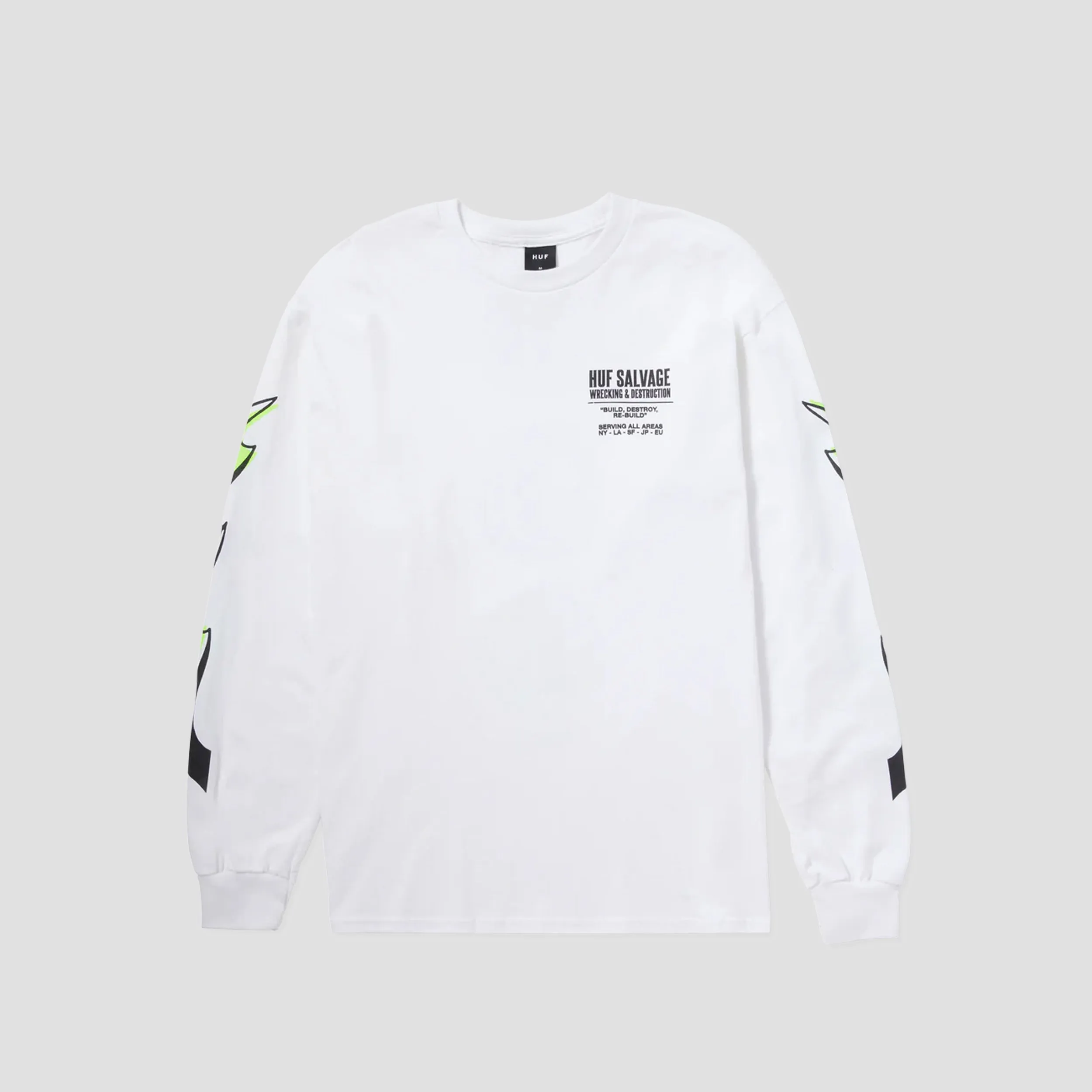 HUF Buzzkill Long Sleeve T-Shirt White