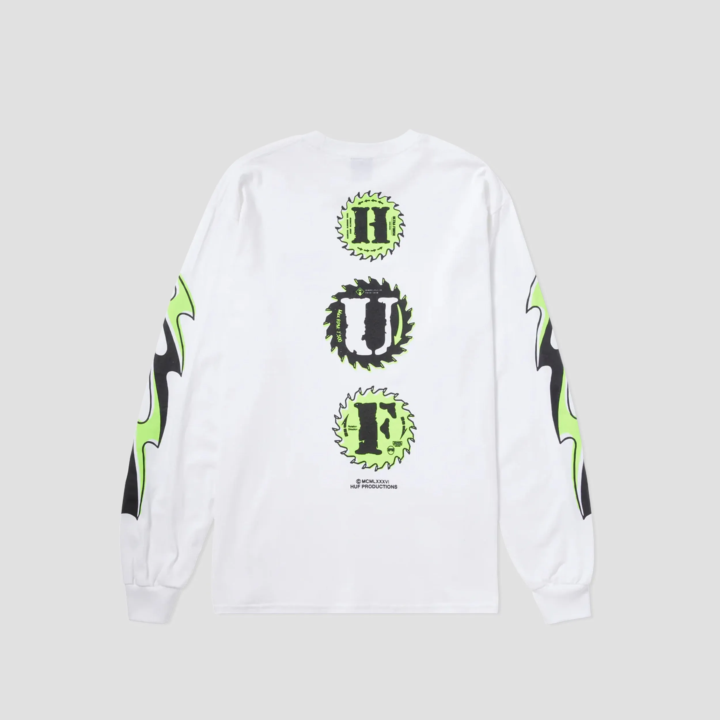 HUF Buzzkill Long Sleeve T-Shirt White