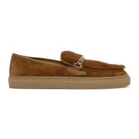 Human Recreational Services Brown Suede El Dorado Low-Top Sneakers