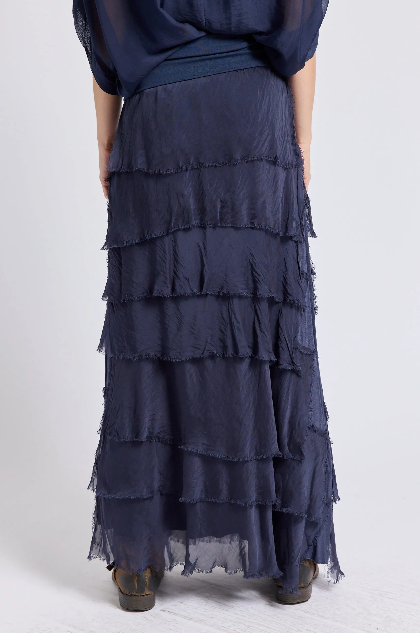 Italian Silk Layered Skirt