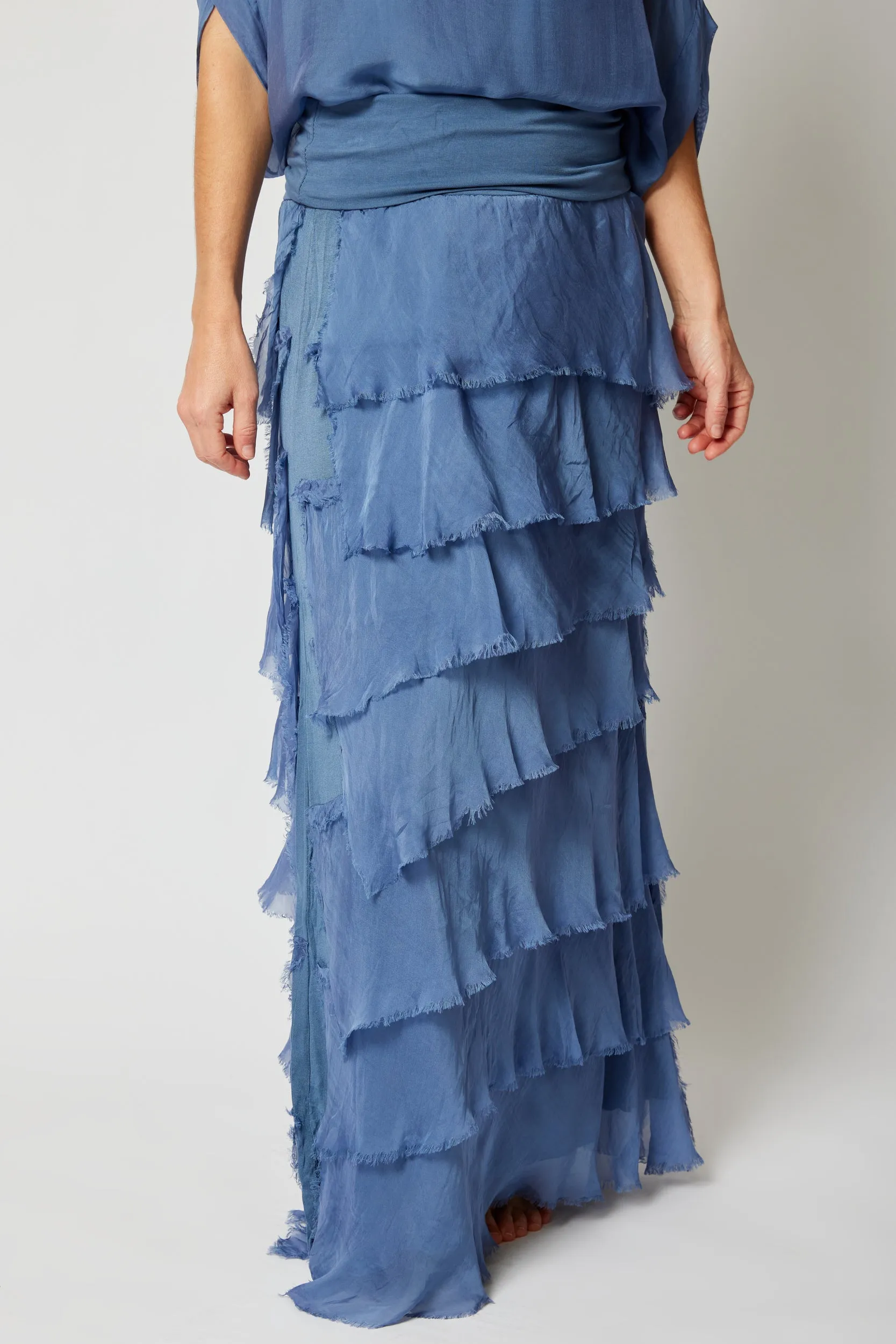 Italian Silk Layered Skirt