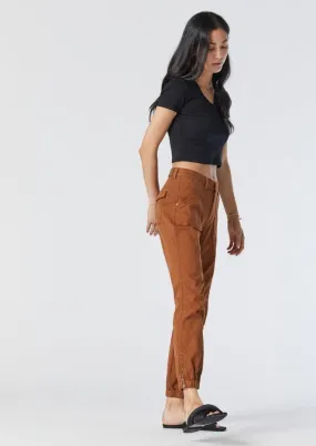 Ivy Slim Cargo Pants | Roasted Pecan Twill