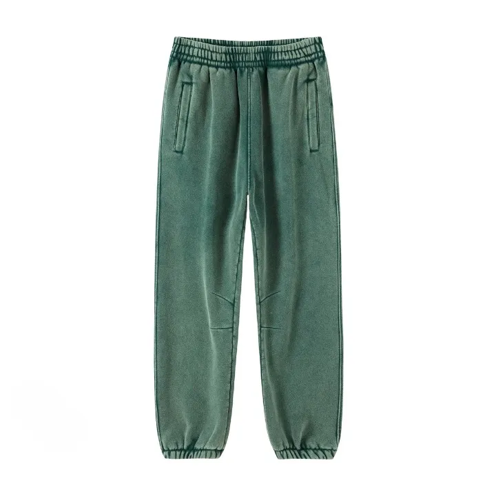 Jacyee Vintage Wash Fleece Jogger Sweatpants