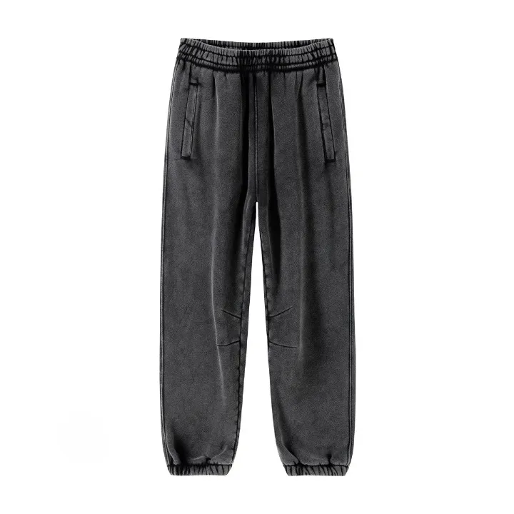Jacyee Vintage Wash Fleece Jogger Sweatpants