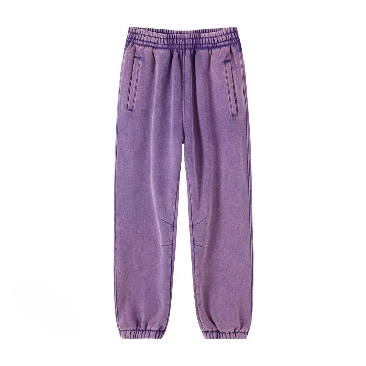 Jacyee Vintage Wash Fleece Jogger Sweatpants