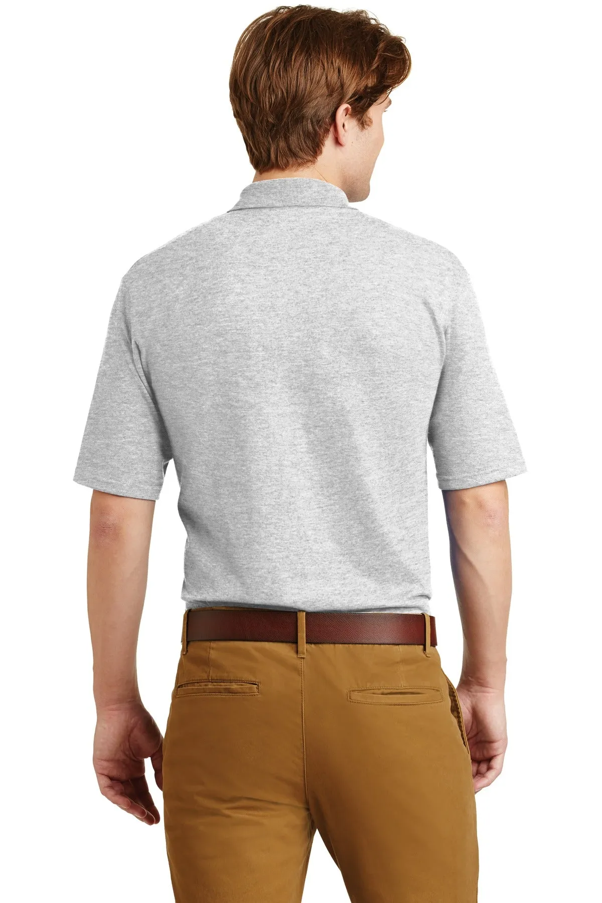 JERZEES® -SpotShield™ 5.6-Ounce Jersey Knit Sport Shirt with Pocket. 436MP