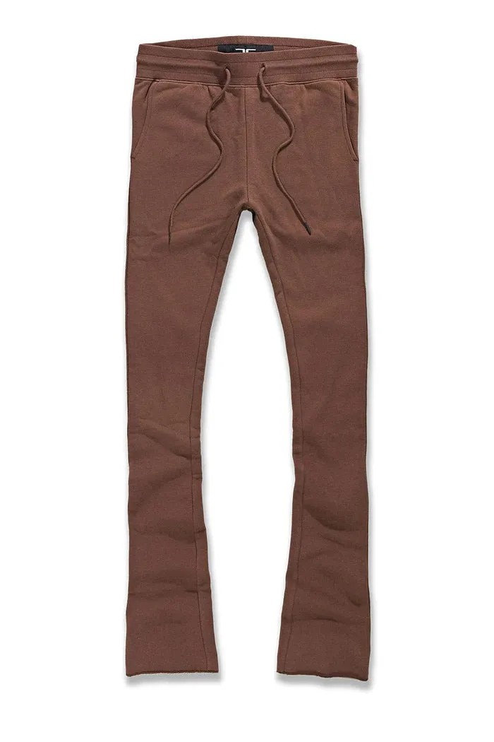 Jordan Craig Uptown Stacked Sweatpants (Chocolate)