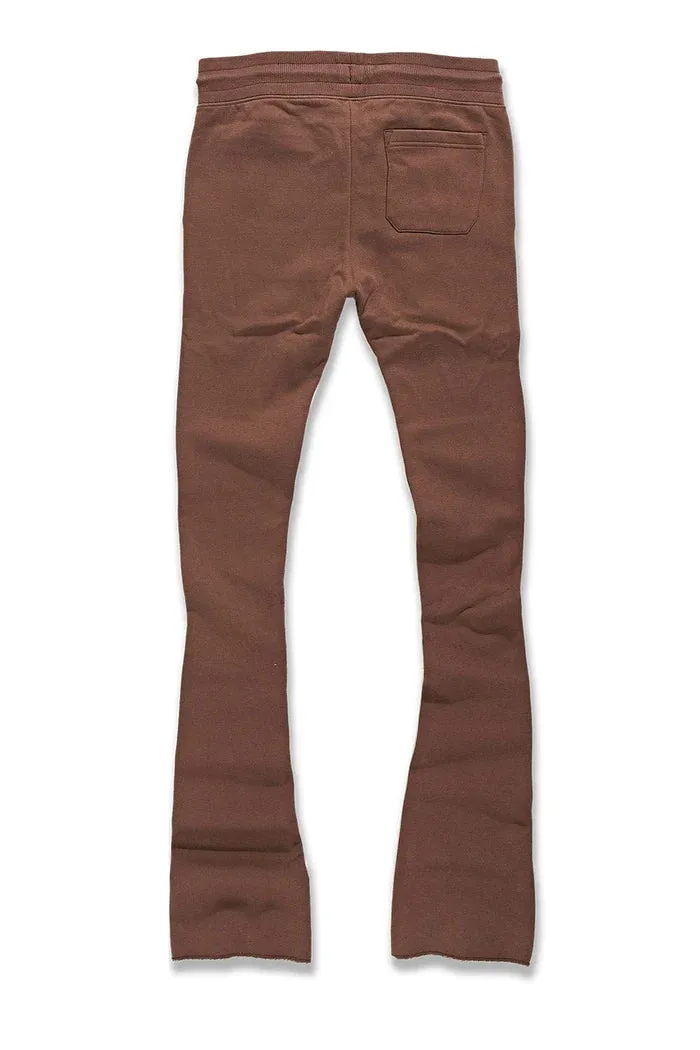 Jordan Craig Uptown Stacked Sweatpants (Chocolate)