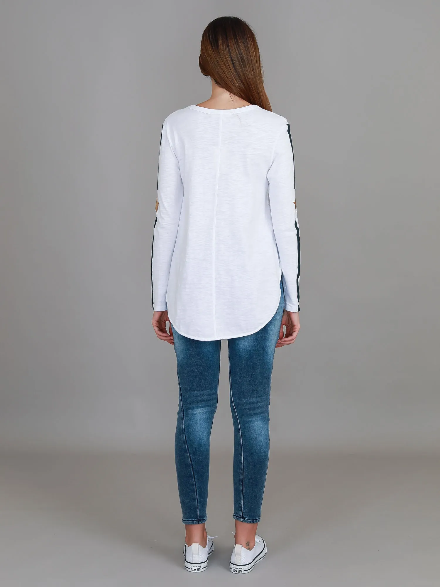 Junee Curved Hem T Shirt