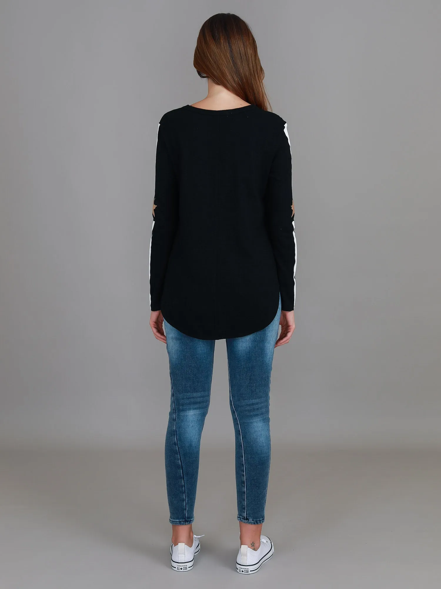 Junee Curved Hem T Shirt