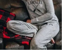 Lakegirl - Hacci Lounge Sweatpants - Gray