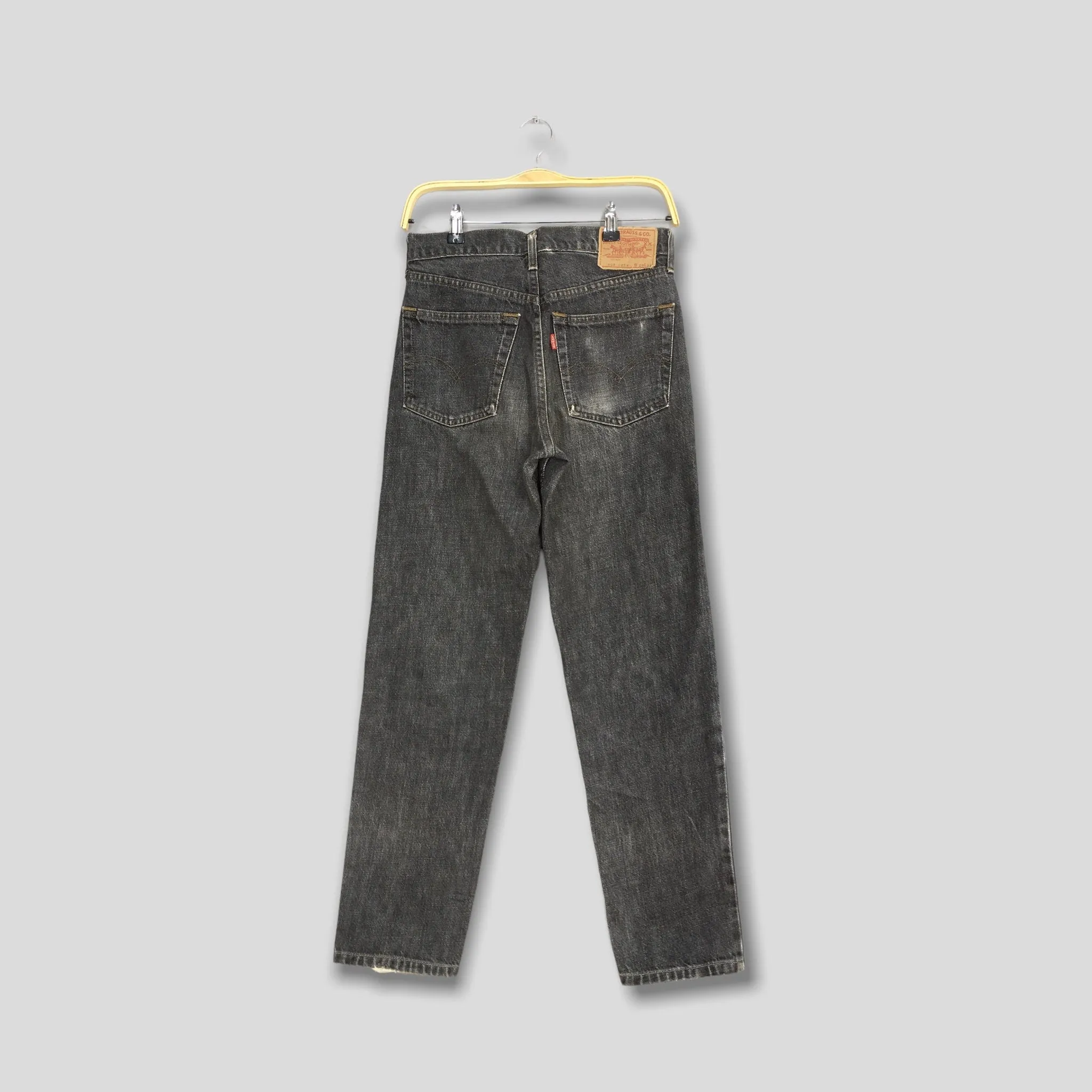 Levi's 603 Black Jeans Stone Washed Size 28x28