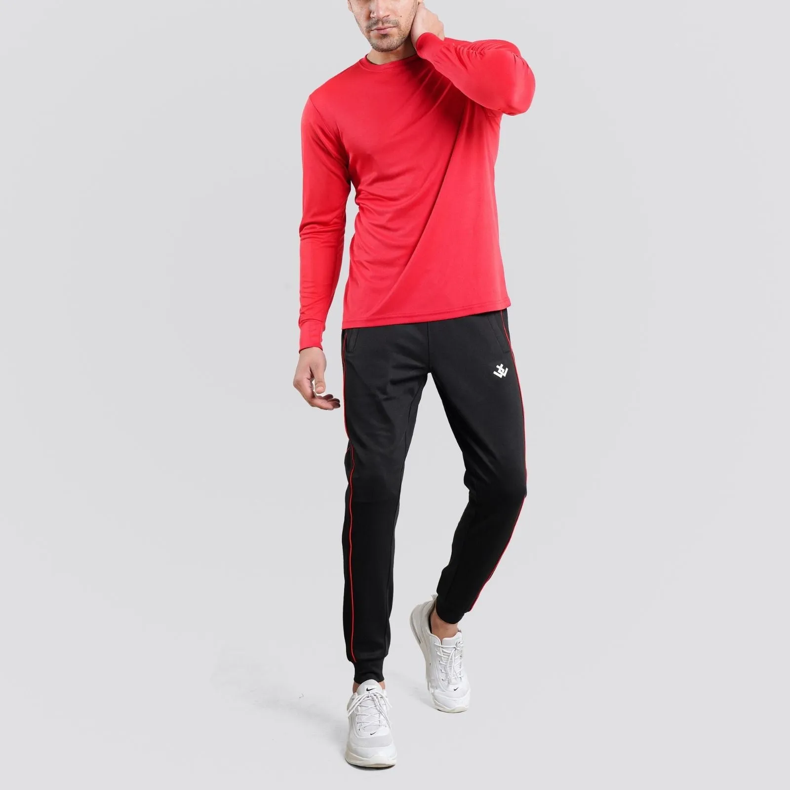 Long Sleeve Dry Fit Red Tee Shirt |  Pack of 6