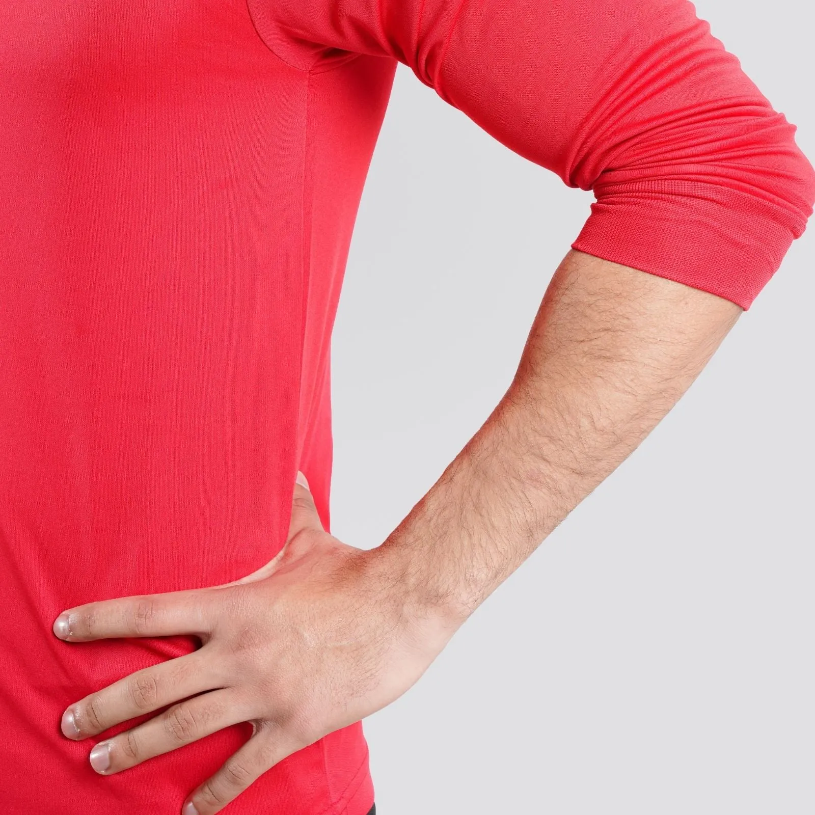 Long Sleeve Dry Fit Red Tee Shirt |  Pack of 6