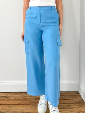 Mella Cargo Pant-Blue