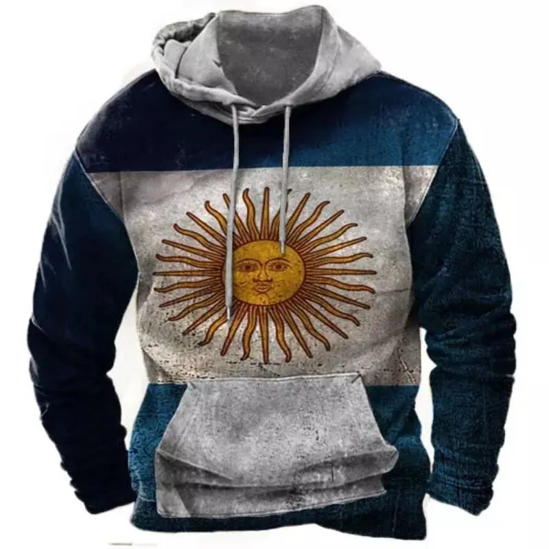 Men's Argentina Flag Jersey
