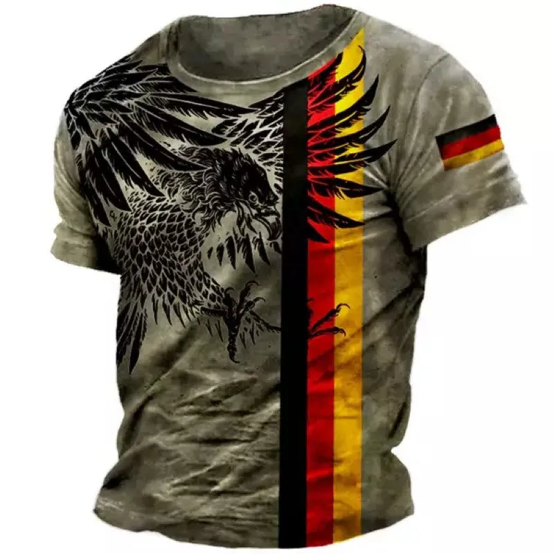 Men's Eagle Print T-Shirt