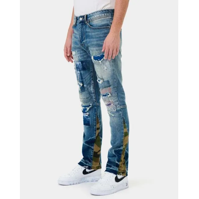 Men's Heavy Rough Cut Slim Denim Jeans