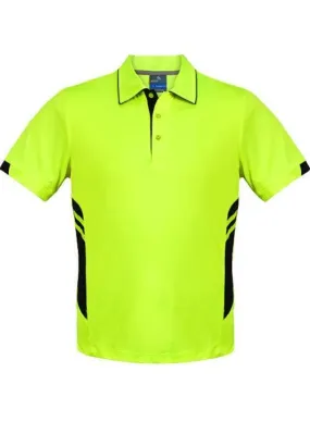 Mens Tasman Polo Neon Yellow/Black