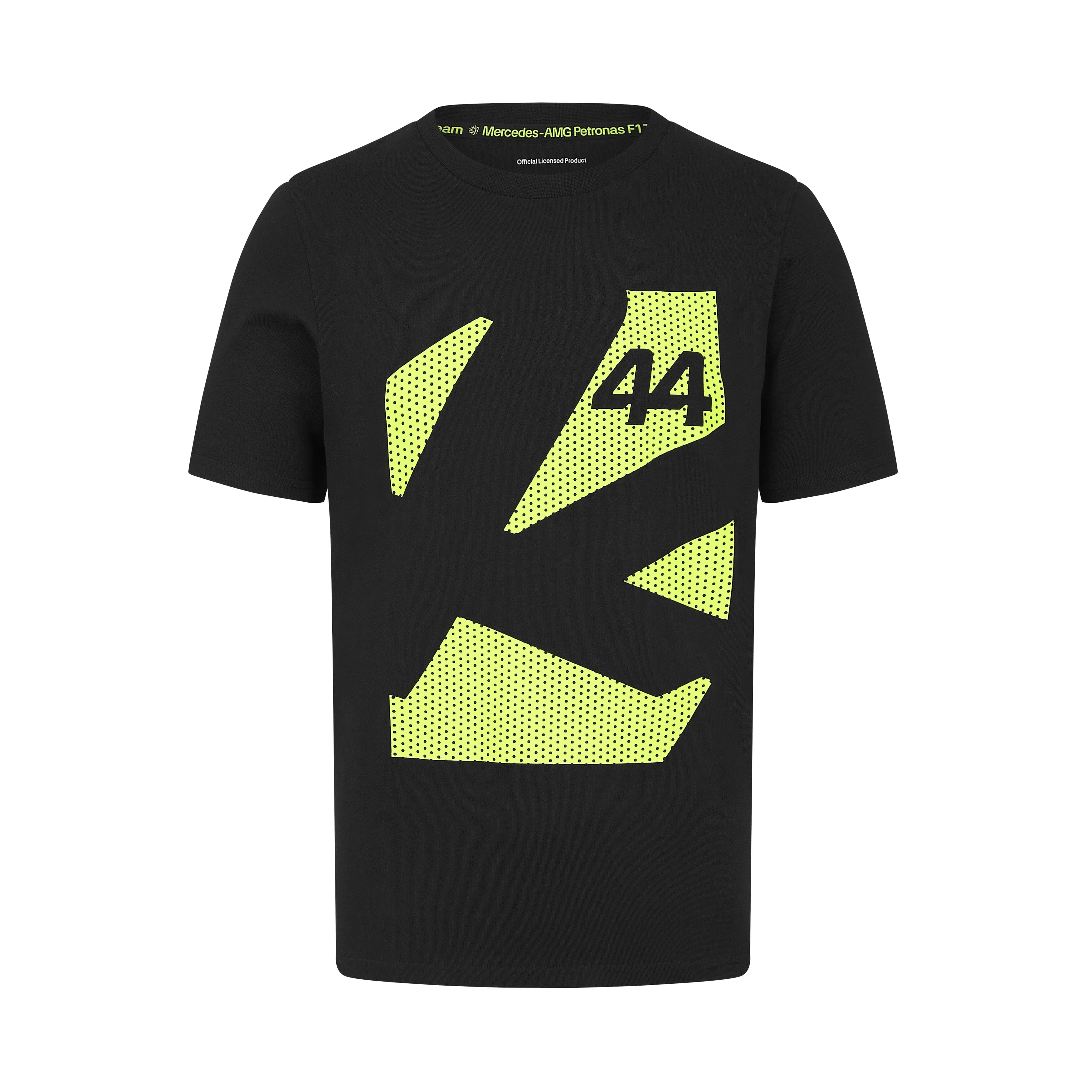 Mercedes AMG Petronas F1 Men's Lewis Hamilton T-Shirt - Black