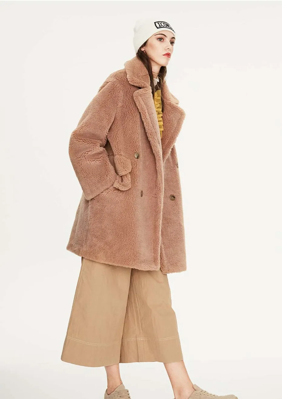 Mid-length Faux Fur Coat