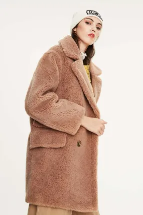 Mid-length Faux Fur Coat