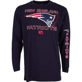 NFL Long Snap Long Sleeve Tee Mens - New England Patriots - XXL