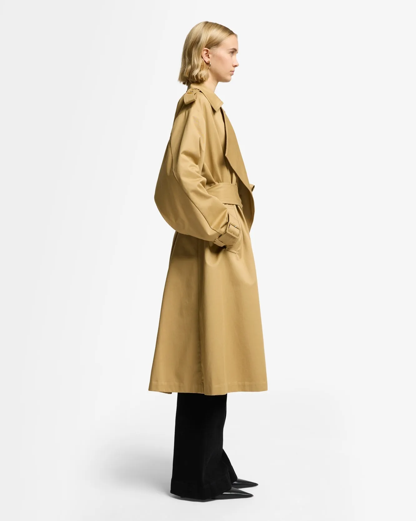Oversized Cape Trench in Stratford
