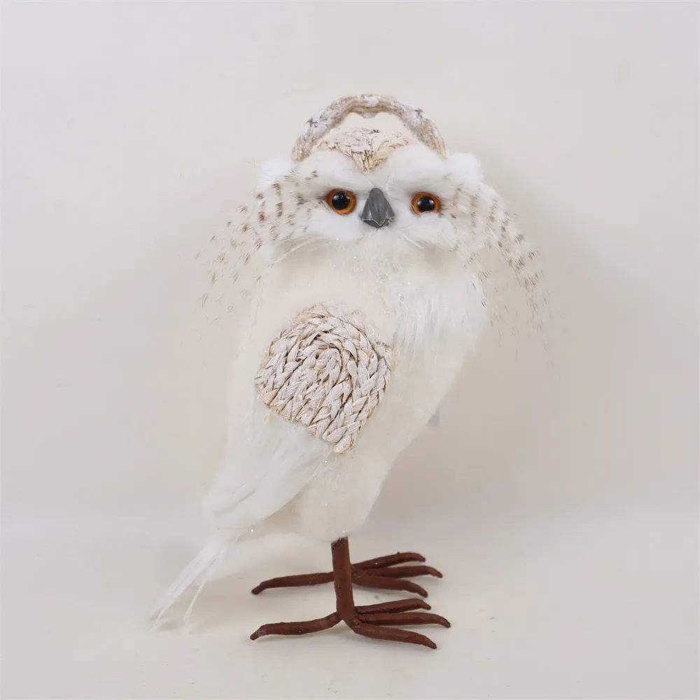 OWL WITH BROWN EAR MUFFS