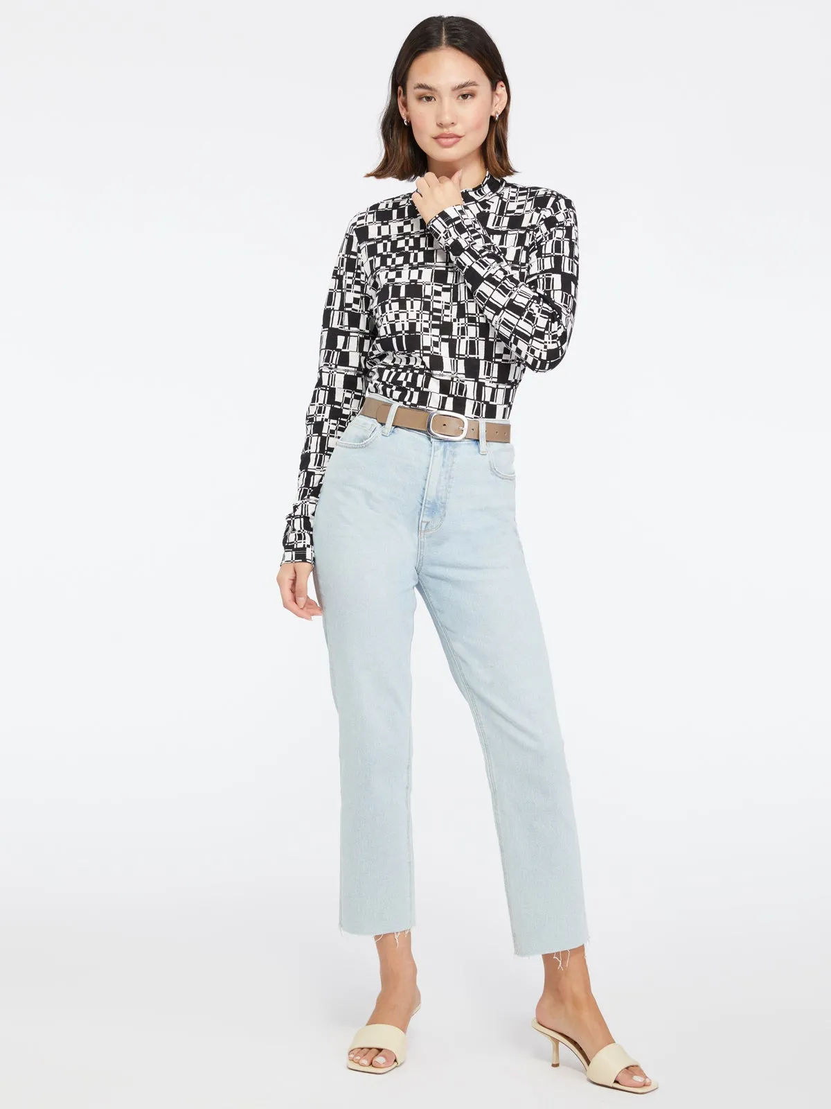 Perfect Mock Neck Tee