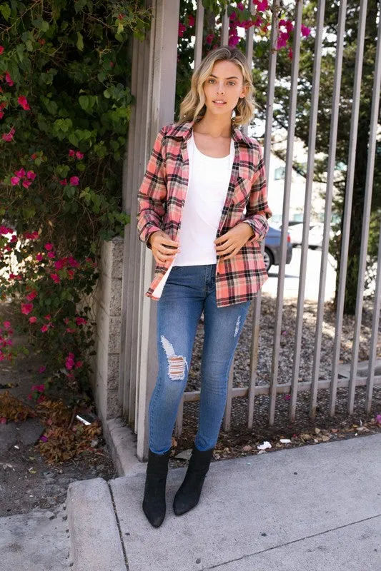 Pink Plaid Perfection (1X-3X)