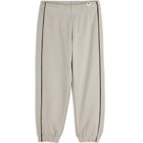Plain Piping Sweatpants in Grey by Mini Rodini