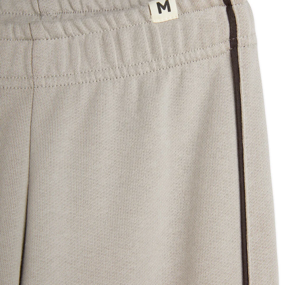 Plain Piping Sweatpants in Grey by Mini Rodini