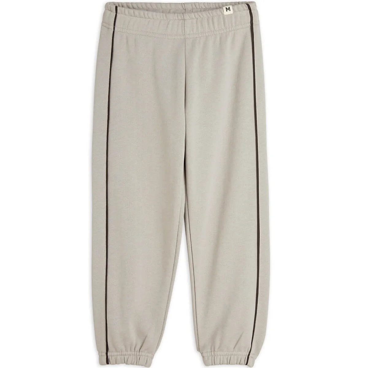Plain Piping Sweatpants in Grey by Mini Rodini