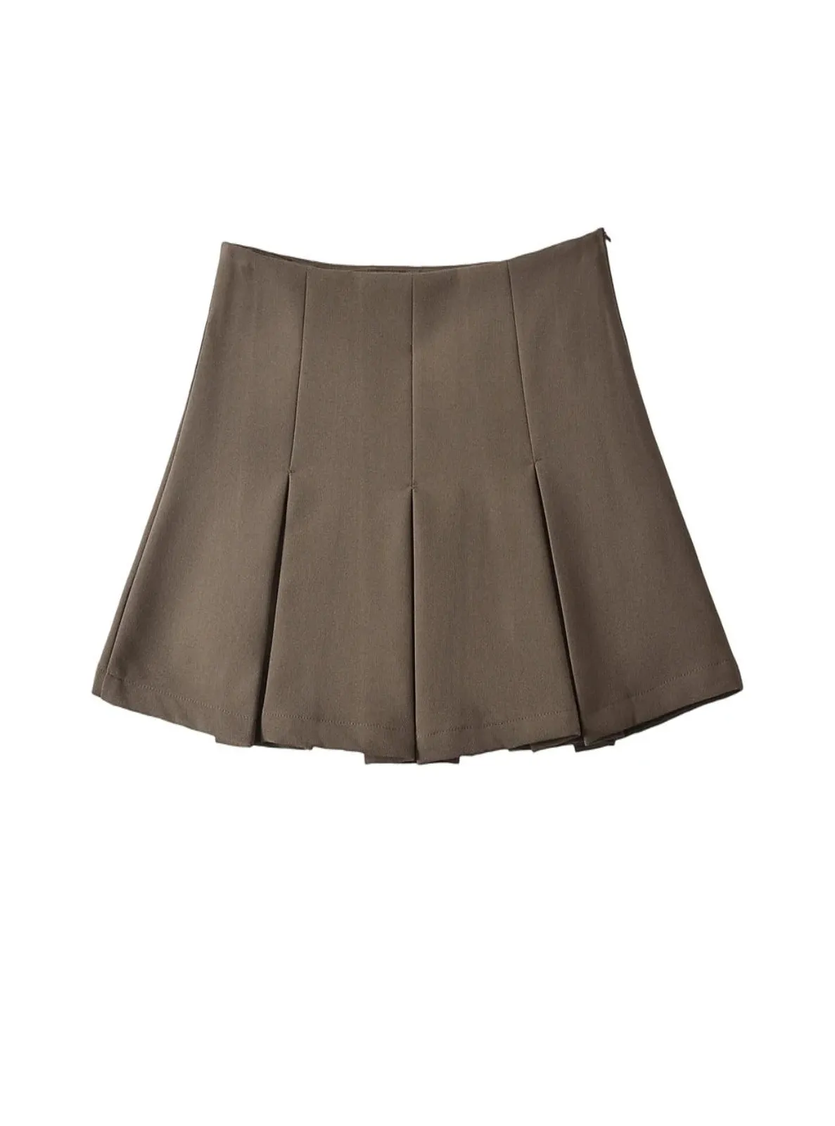 Pleated Mini Skirt