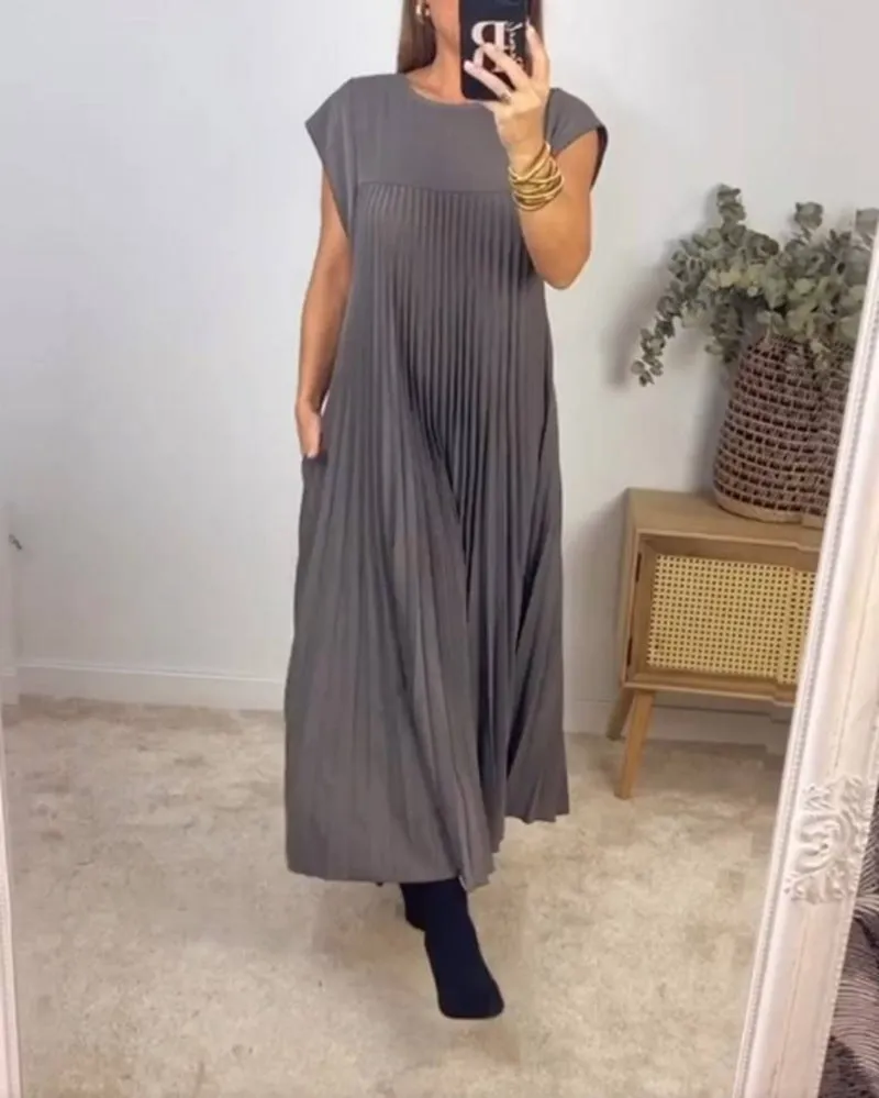 Pleated Summer Dress