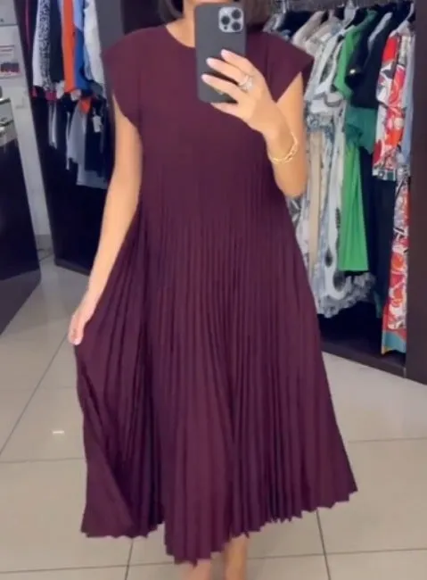 Pleated Summer Dress