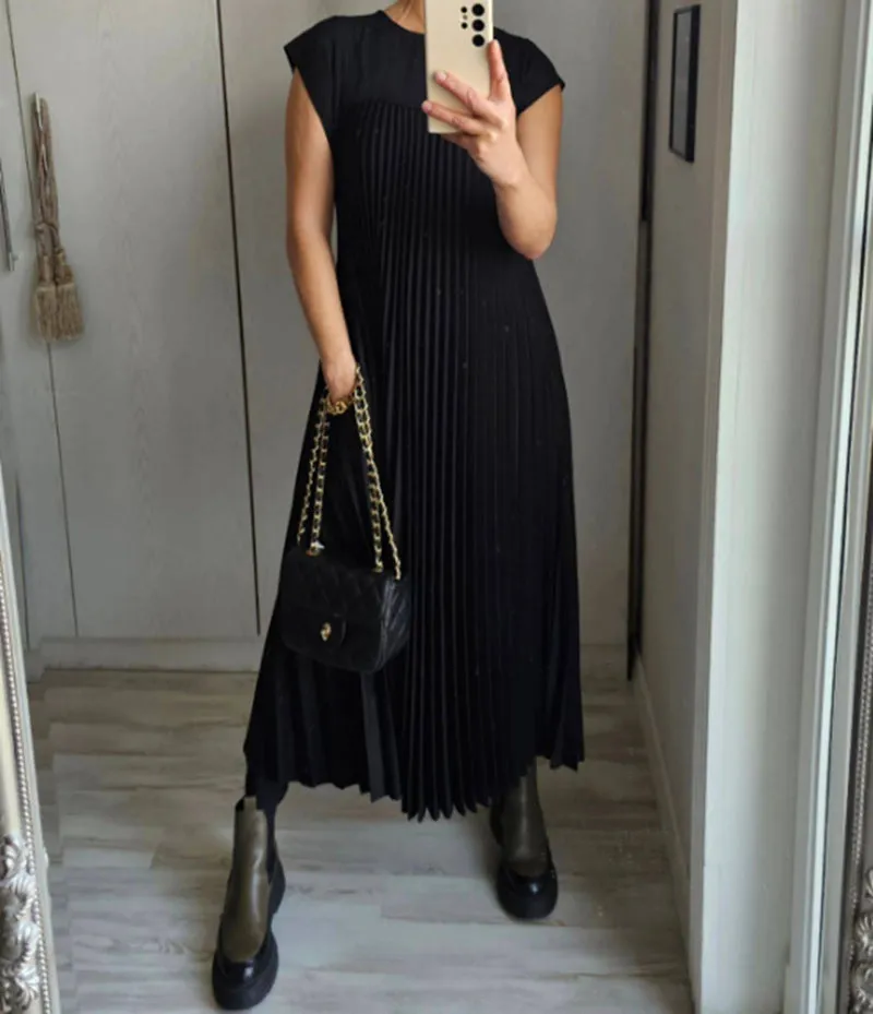 Pleated Summer Dress