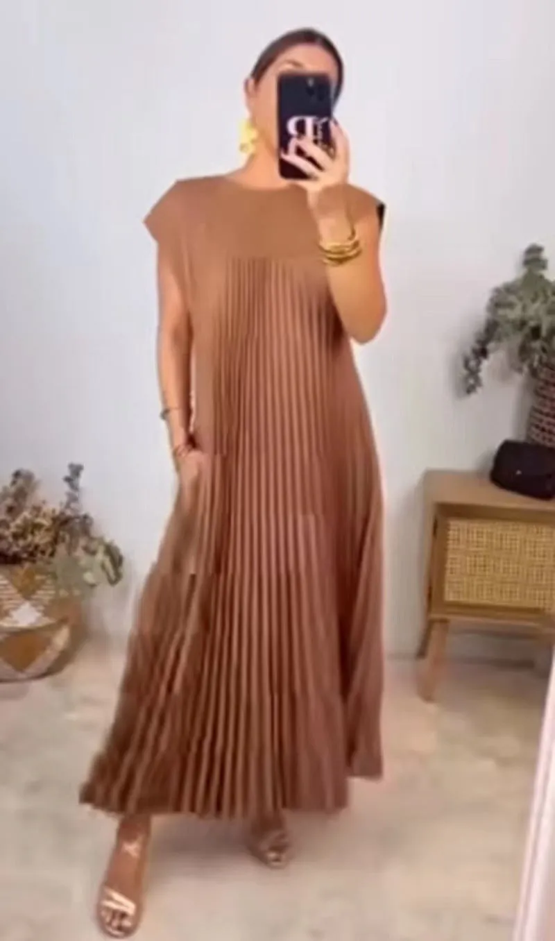 Pleated Summer Dress