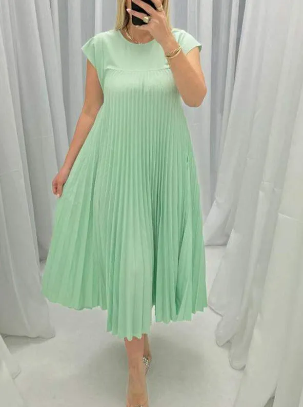 Pleated Summer Dress